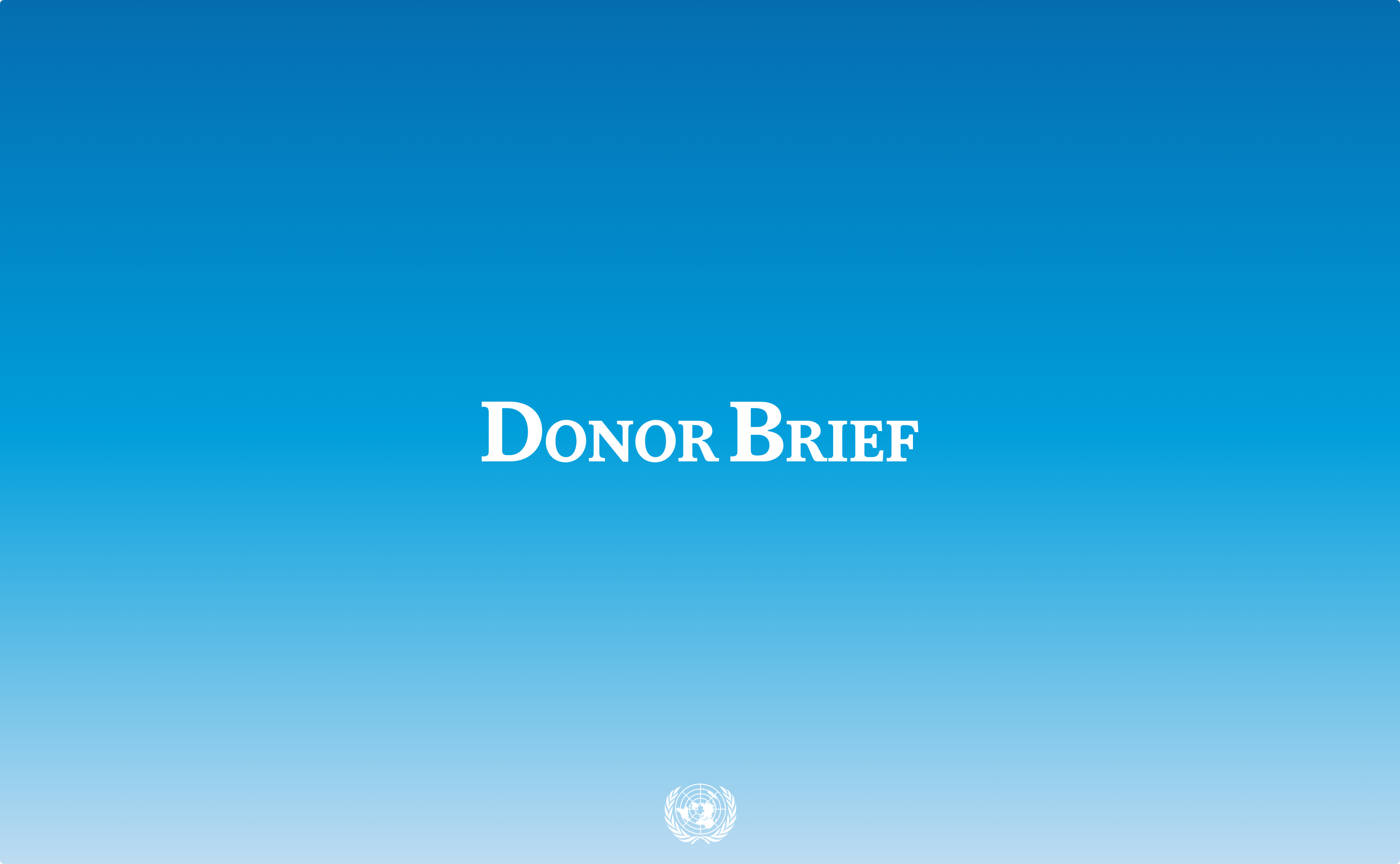 Donor Brief cover